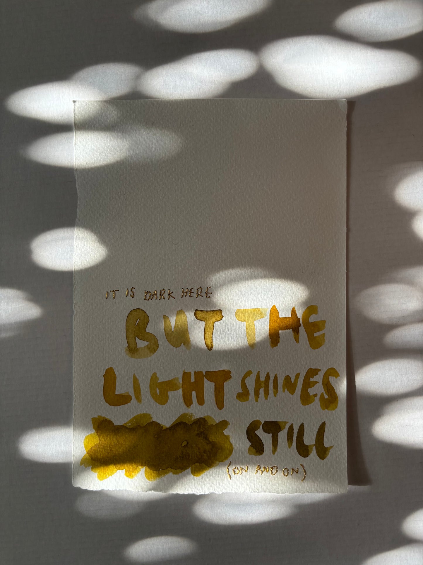 the light shines still