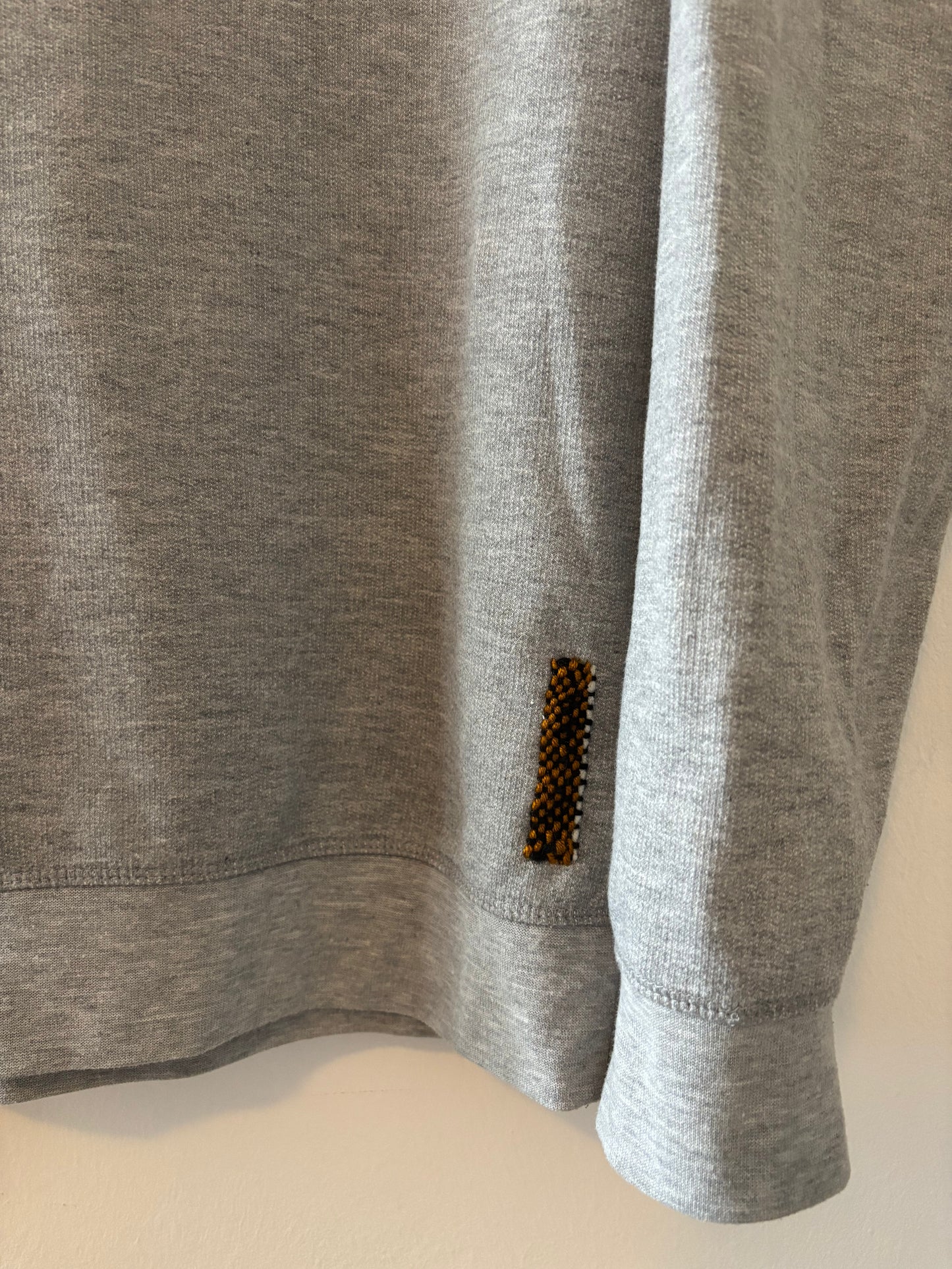 CALL IT CRINGE CALL IT COURAGE (grey melange hoodie)
