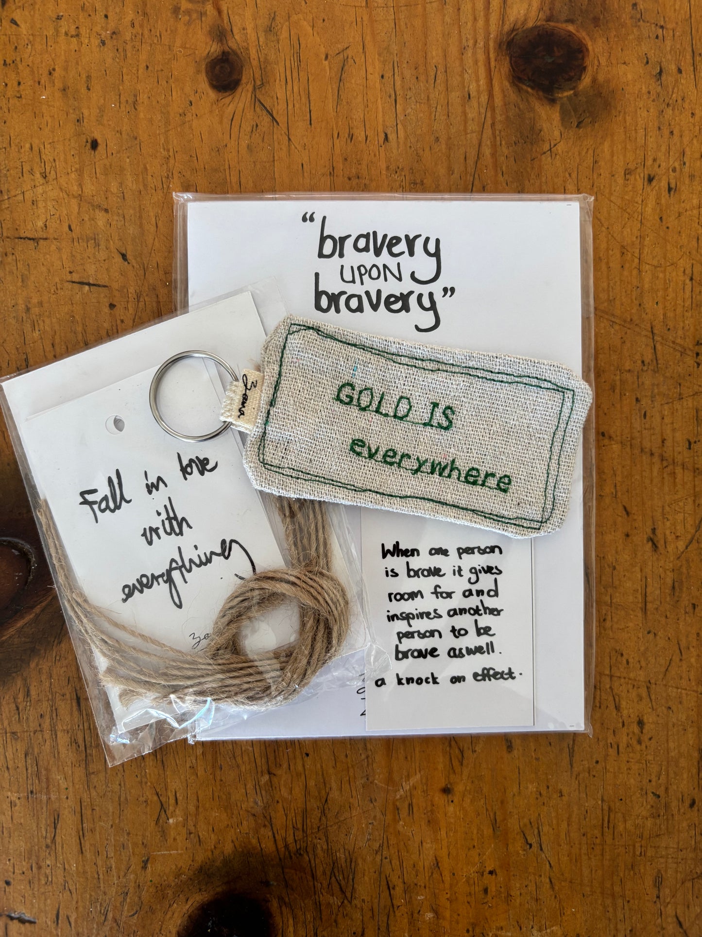 gift package - assorted tags, notepad, keyring combo