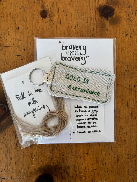 gift package - assorted tags, notepad, keyring combo