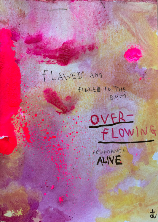 overflowing