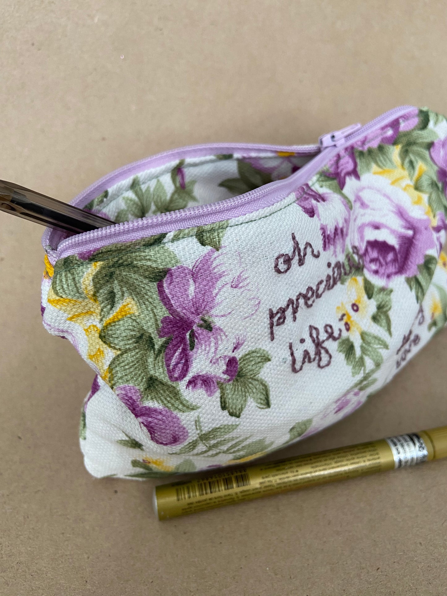 “oh precious life” pencil case