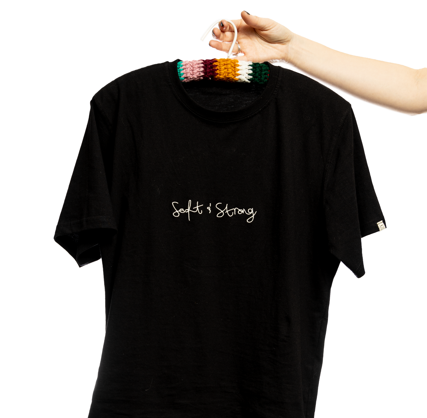 "soft & strong" tee